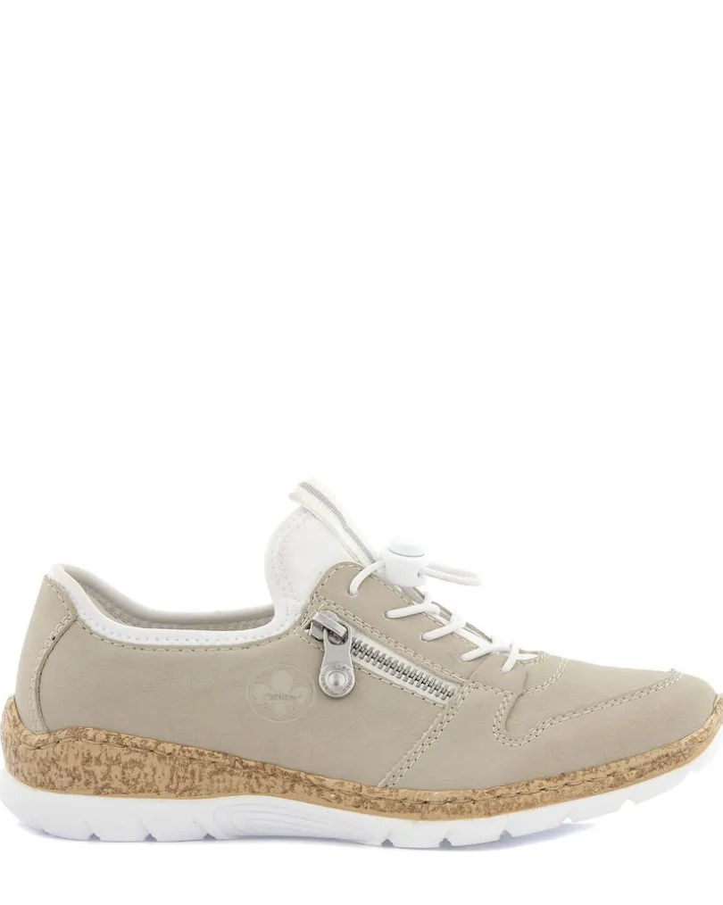 Rieker Beige Promenadsko