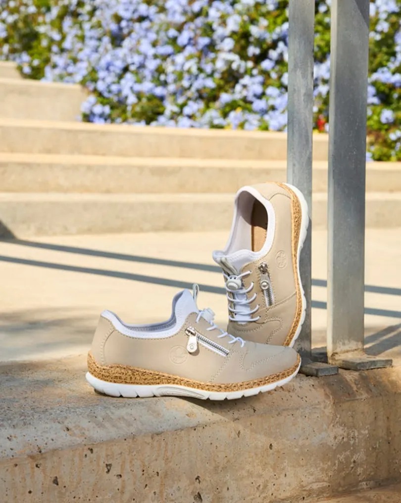 Rieker Beige Promenadsko
