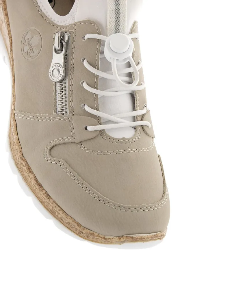 Rieker Beige Promenadsko