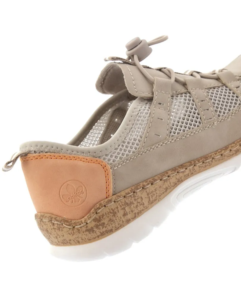 Rieker Beige Promenadsko