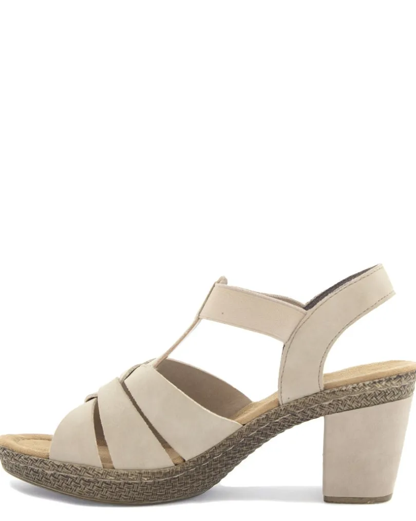 Rieker Beige Sandalett