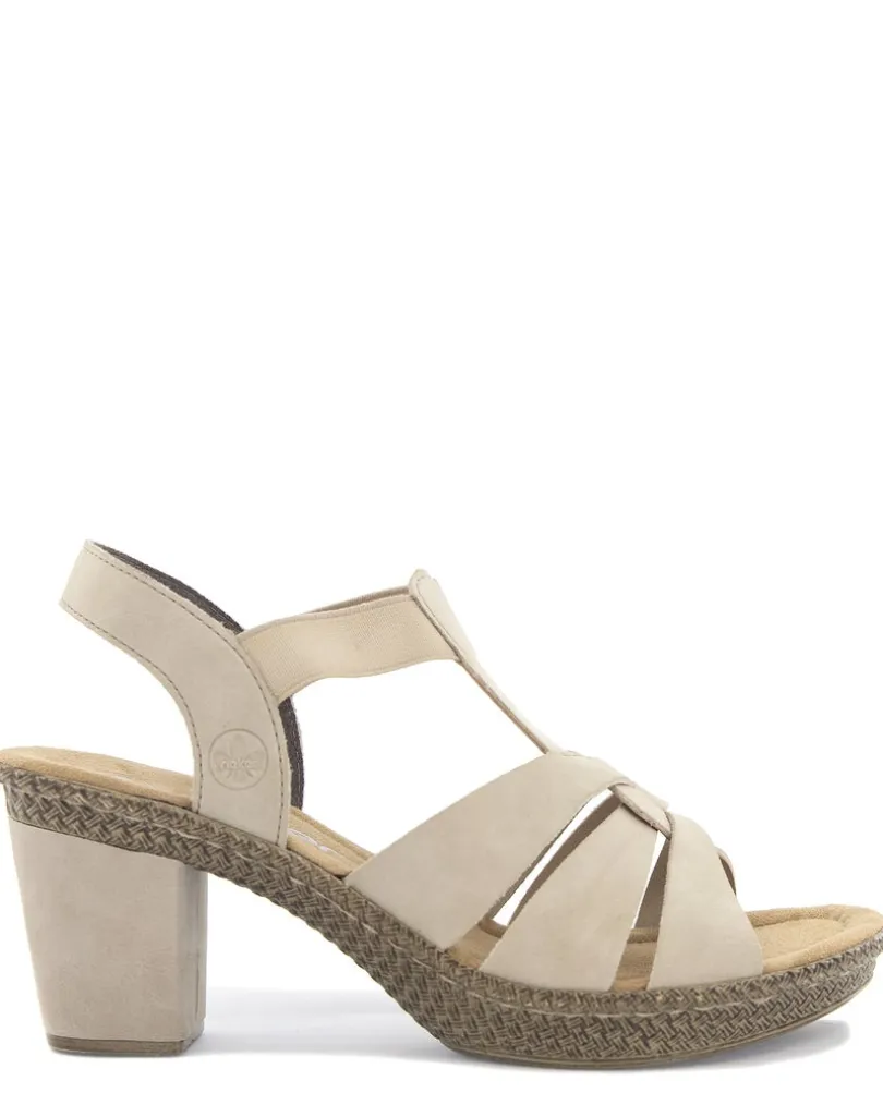 Rieker Beige Sandalett