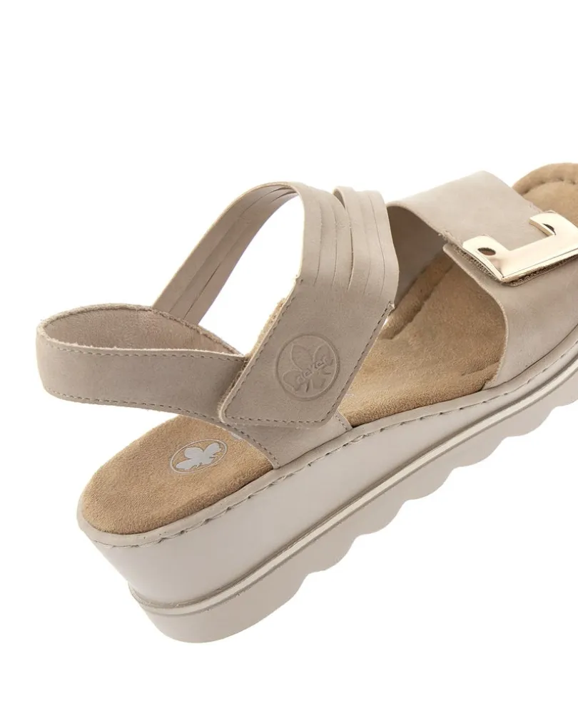 Rieker Beige Sandalett