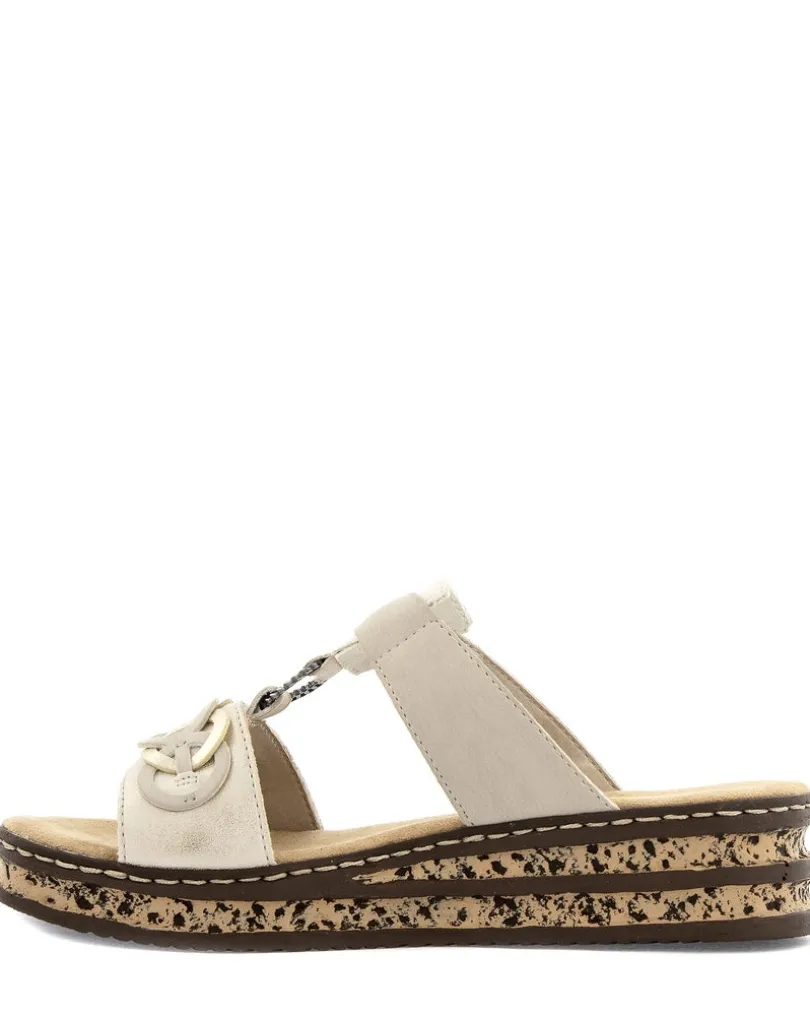 Rieker Beige Slip-In