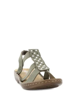 Rieker Grön Sandal