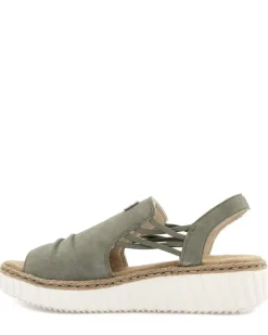 Rieker Grön Sandal
