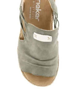 Rieker Grön Sandal