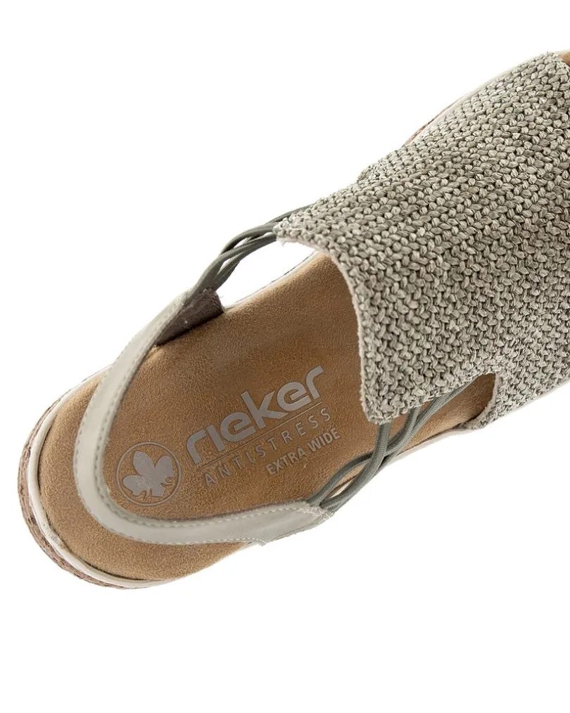 Rieker Grön Sandalett