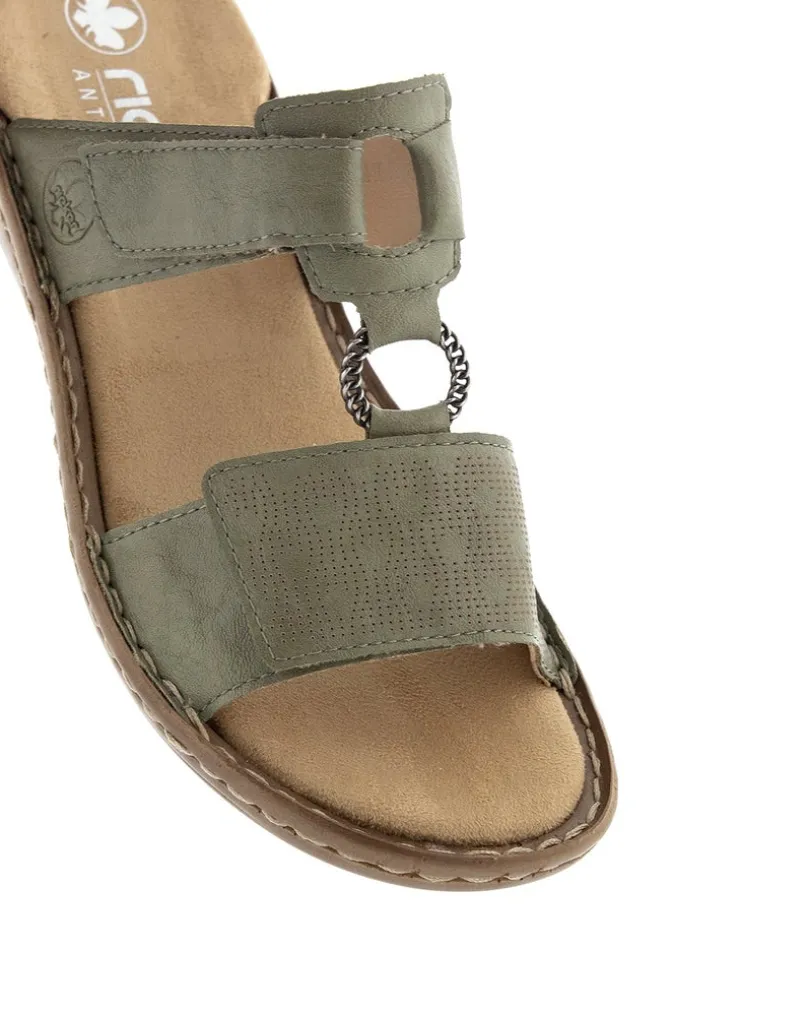 Rieker Grön Slip-In