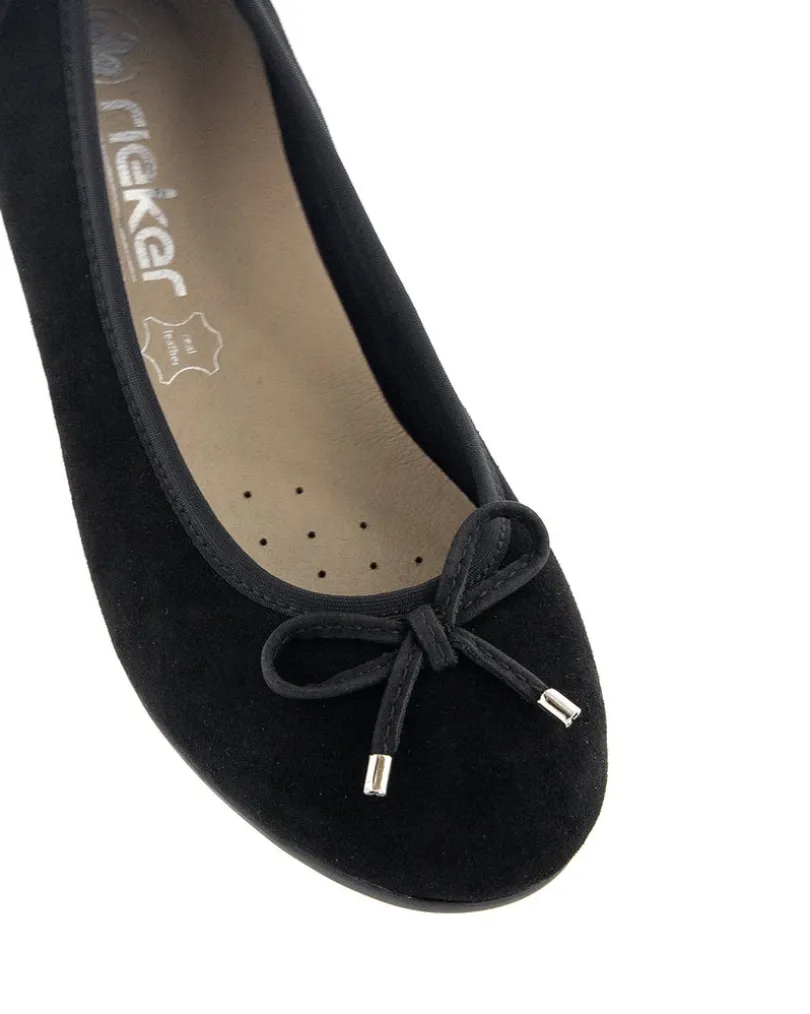 Rieker Svart Ballerina