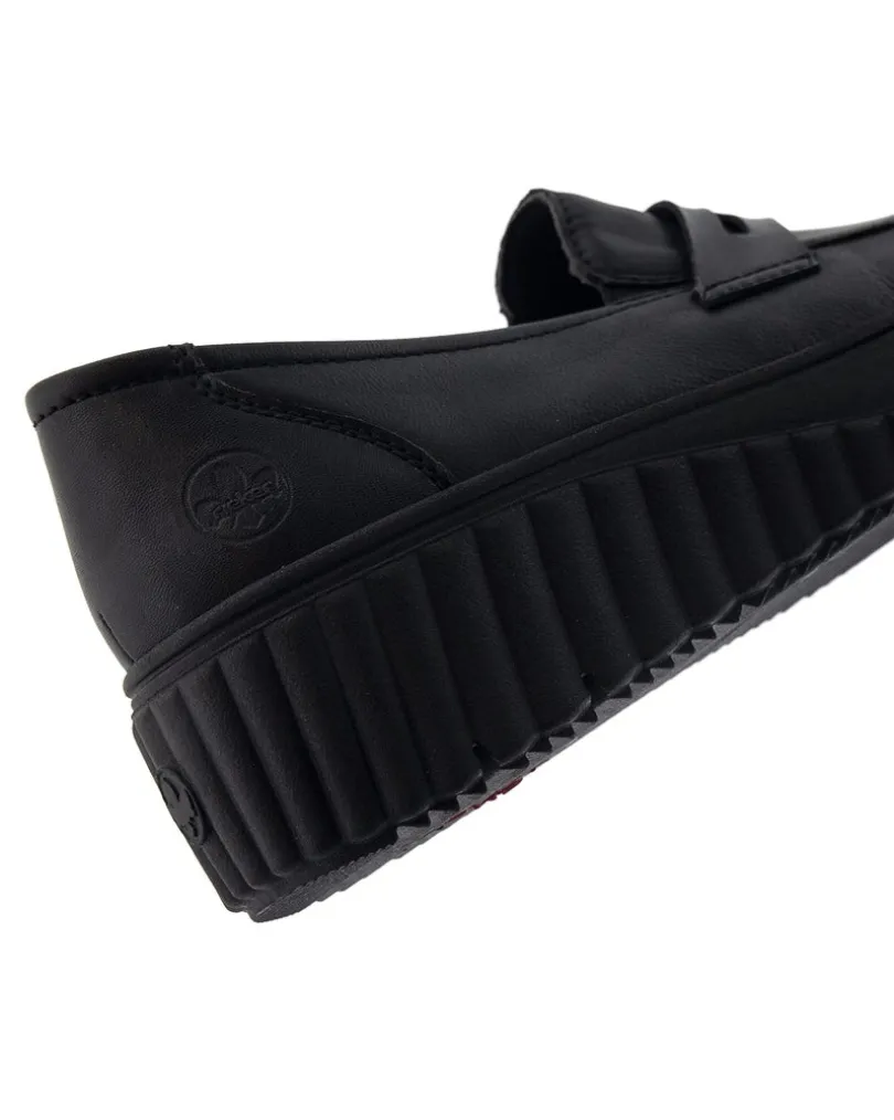 Rieker Svart Loafers