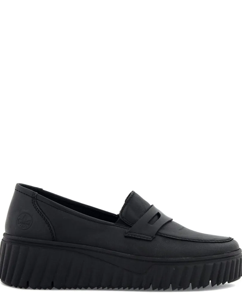 Rieker Svart Loafers