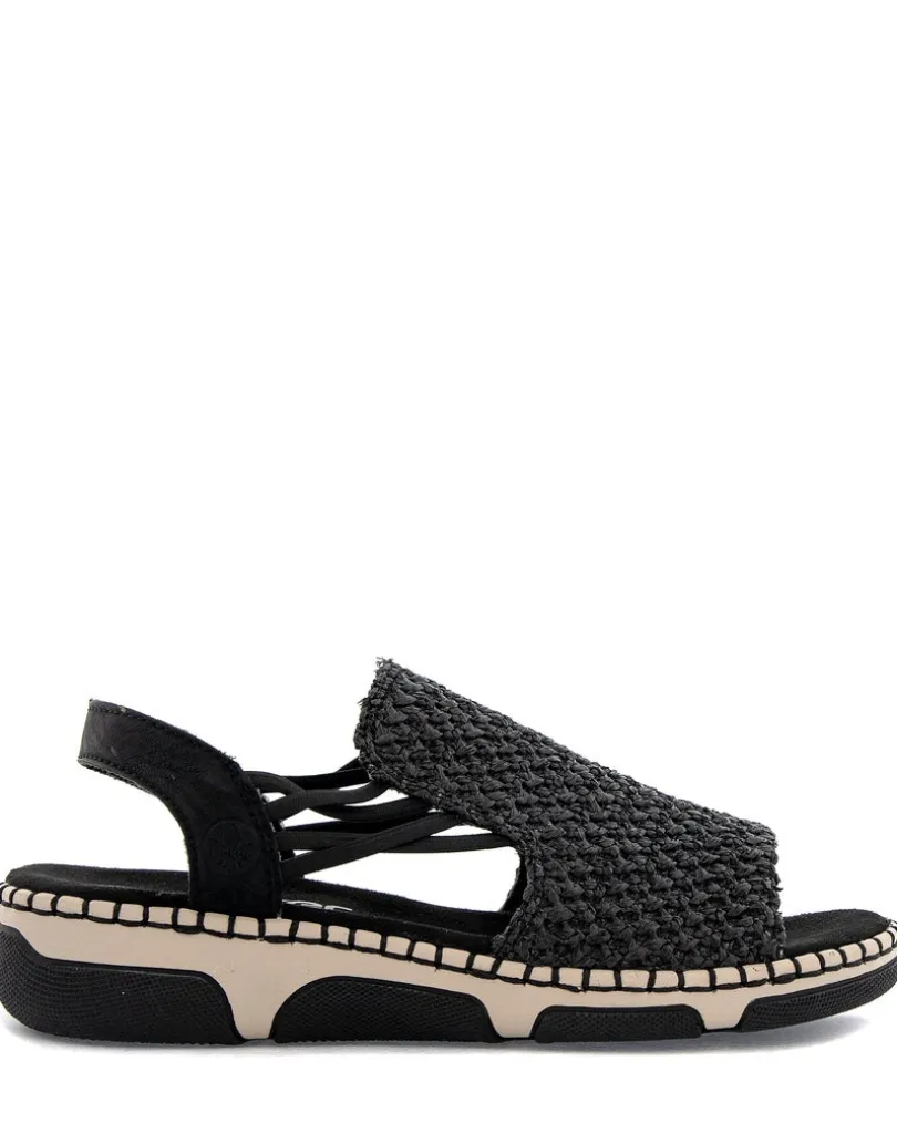 Rieker Svart Sandal