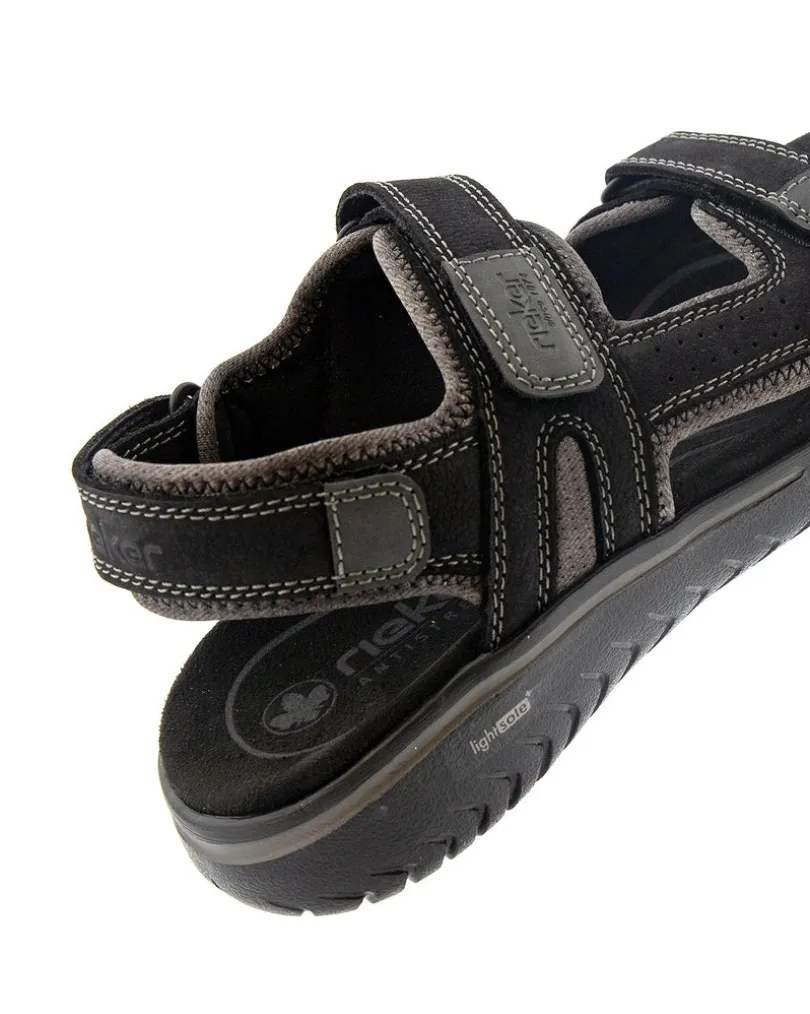 Rieker Svart Sandal