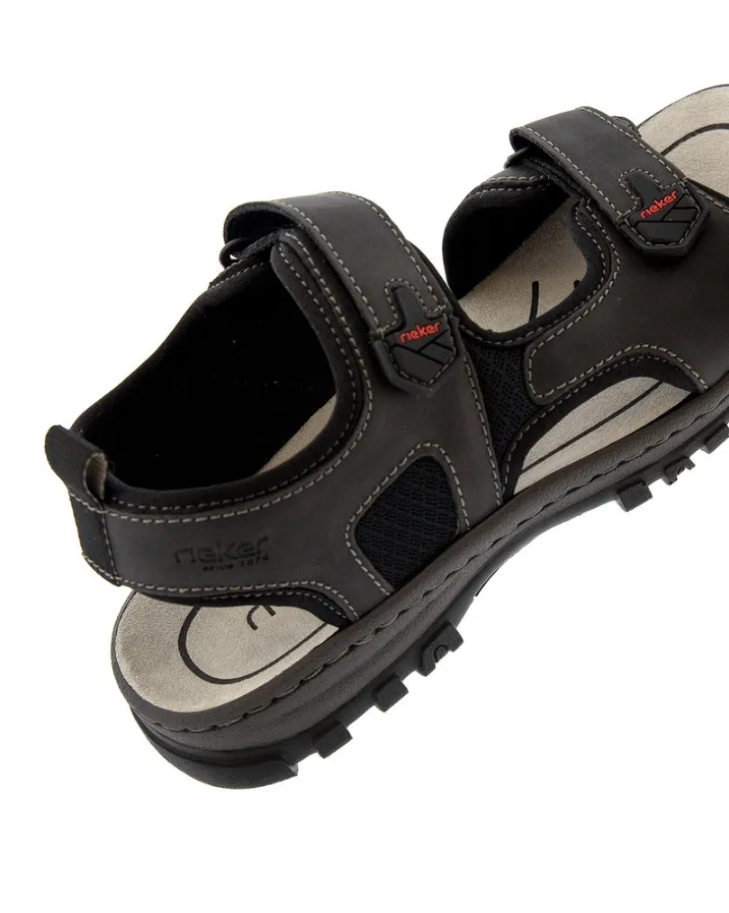 Rieker Svart Sandal